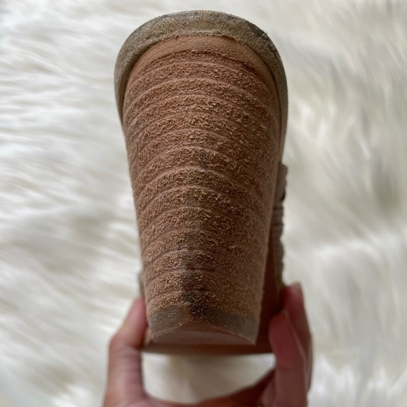 Jeffrey Campbell Favela Woven Mules Pointed Toe In Tan Size 8.5 - Picture 10 of 14